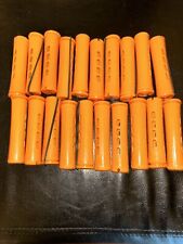 Long Jumbo Orange Tangerine 20 Perm Cold Wave Rods 3/4" Curling Rod