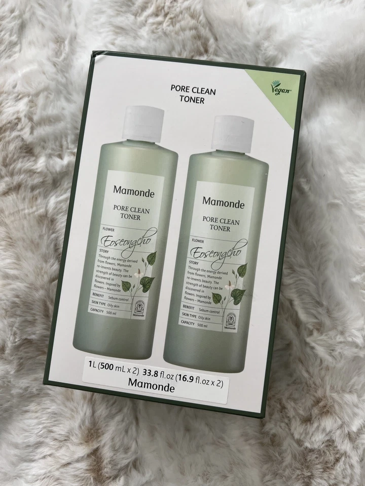 Toner MAMONDE PORE CLEAN NOVO NA CAIXA 500 ml X 2 peças AUTÊNTICO - Imagem 1 de 1