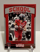 2017 Contenders Draft Picks Patrick Mahomes II School Colors No.15 Texas Tech!!!