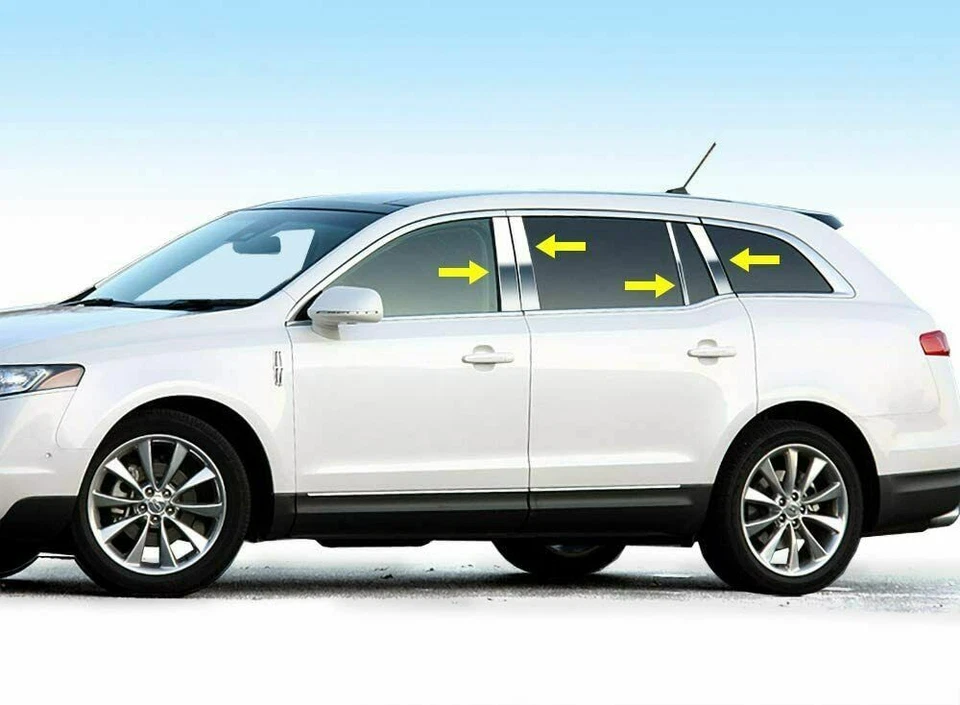 Para Lincoln MKT 10-2017 8 piezas con teclado recortado poste de pilar de acero inoxidable Foto 1 de 1