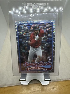 Jordan Lawlar 2024 Topps Series 1 RC Silver Crackle 35th Anniversary #89B-1🔥⚾️ - Picture 1 of 2