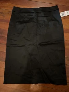 MSK Women's Black A-Line Skirt - Size 6 - Picture 1 of 7