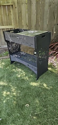 Сверхпрочный модульный угольный мангал барбекю «Армения» калибр 10 сделано в США - Изображение 1 из 4