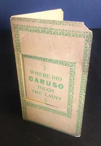 Enrico CARUSO (Opera): Rare Card from the Monkey House Scandal - Picture 1 of 5