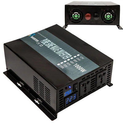 Power Inverter 1000W Pure Sine Wave Inverter 36V DC to AC 120/220V Run Fridge - Image 1 of 4
