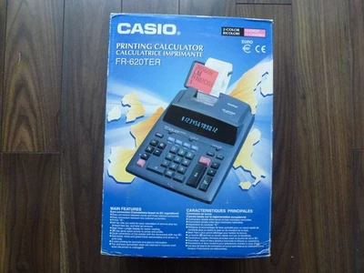Casio FR-620TER Printing Desktop Calculator Euro & Tax excellent working cond - Image 1 of 4