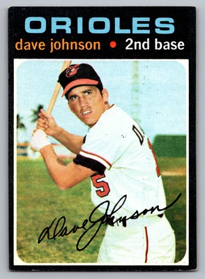1971 TOPPS #595 DAVEY JOHNSON ORIOLES - Imagem 1 de 3