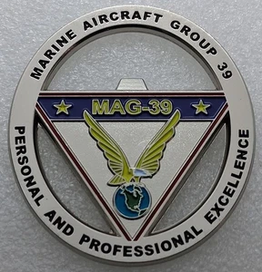 USMC Marine Aircraft Group MAG-39 Challenge Coin - Bild 1 von 2