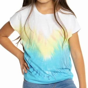 Chaser Shirt Girls 6 Recycled Vintage Jersey Cap Sleeve Vent Back Tee NWOT - Picture 1 of 5