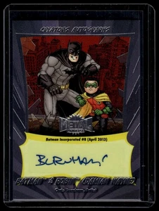 2025 SkyBox Metal Batman Batman and Robin Chris Burnham #CA-CB Creator Auto - Picture 1 of 2