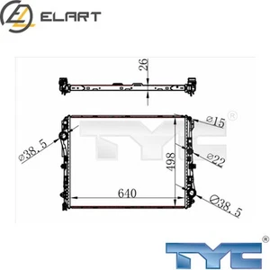 RADIATOR ENGINE COOLING 721-0022 FOR MERCEDES-BENZ S-CLASS/Convertible SL GLC - Picture 1 of 6