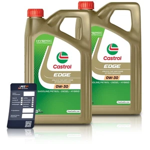 2x 5 L = 10 LITER CASTROL EDGE 0W-30 MOTOR-ÖL MOTOREN-ÖL 31663722 - Bild 1 von 7