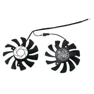 HA8010H12F-Z 75MM 2Pin GTX1050Ti GPU Cooler DUAL Fan for GTX9688 - Afbeelding 1 van 7