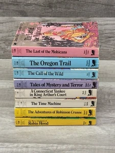 VTG Lot of (8) Illustrated Classics Soft Cover Paperback Vintage - Picture 1 of 5