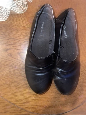 Women's BARETRAPS Black Slip-on Wedge Heel Shoes Comfort Soft Leather Round Toe - Image 1 of 4