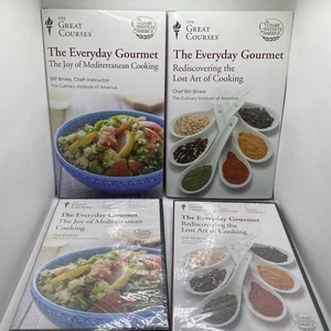 Great Courses Everyday Gourmet The Joy of Mediterranean Cooking DVDs & Guidebook - Picture 1 of 10