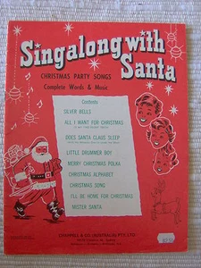 Cancionero vintage - Singalong with Santa - Chappell & Co Sydney - Imagen 1 de 1