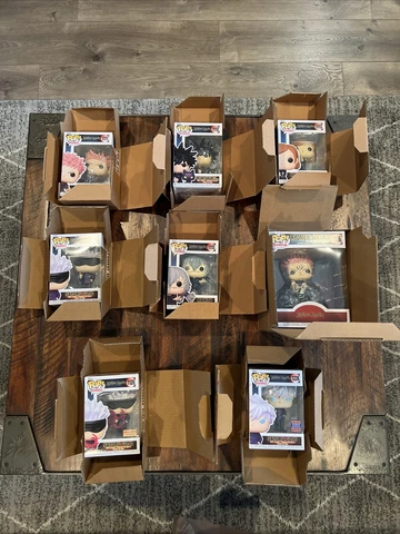 Jujutsu Kaisen Funko Pop Lot 1111-1116, 1120, 1226 Brand New Mint Never Opened Cover