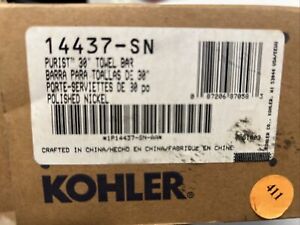BRAND NEW Kohler K-14437-SN - 30" Purist Towel Bar Bathroom Hardware
