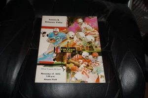 1973 JUNIATA (PA) AT DELAWARE VALLEY (PA) COLLEGE FOOTBALL PROGRAM NR MINT - Photo 1 sur 2