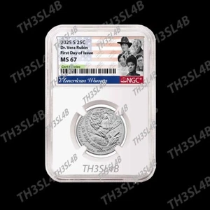 2025 S DR VERA RUBIN AMERICAN WOMEN AWQ NGC MS67 🔥PRE-SALE🔥 FIRST DAY OF ISSUE - Picture 1 of 1