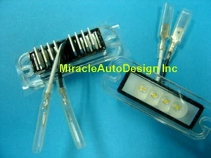 DOS MATRÍCULAS LUCES LED BLANCAS LÁMPARA PARA MERCEDES BENZ W463 CLASE G 1986-2013 - Imagen 1 de 2