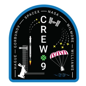 SpaceX Crew 9 Vinyl Sticker - 3in - Picture 1 of 1