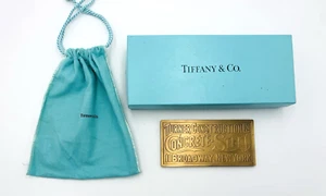 Tiffany & Co. Turner Construction Company Broadway New York Bronze Paperweight - Picture 1 of 7