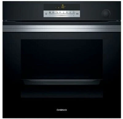 Constructa CF4A91060 Einbau-Backofen Dampfunterstützung Schwarz 60cm EEK: A - Bild 1 von 4