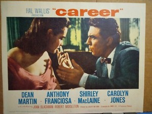 Lobby Card 1959 CAREER Carolyn Jones Anthony Franciosa CU