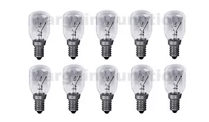 10 x Himalayan Salt Lamp Bulb 15w E14 Screw in Pygmy Bulbs Fridge Appliance Oven - Picture 1 of 6