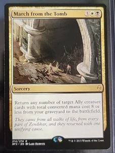 MTG March from the Tomb Battle for Zendikar 214/274 Regular Rare - Picture 1 of 2