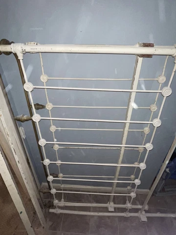 Antique Cast Iron Bed Frame Cover