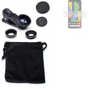 Pour Google Pixel 4 XL fisheye macro grand angle Objectifs Lentilles caméra - Photo 1/6