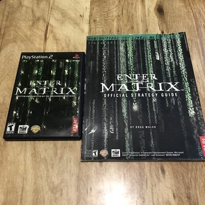 Enter The Matrix PlayStation 2 PS2 Complete CIB & Strategy Guide Tested - Image 1 of 4