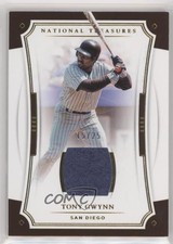 2017 Panini National Treasures Gold /25 Tony Gwynn (Pinstriped Jersey) HOF