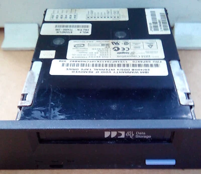 Black tape drive IBM Seagate Scorpion STD2401LW 5.25" 20/40GB 4mm DDS-4 SCSI Int - Image 1 of 2