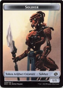2022 Magic The Gathering The Brothers' War Tokens #9 SoldierMagic The Gathering - Picture 1 of 2