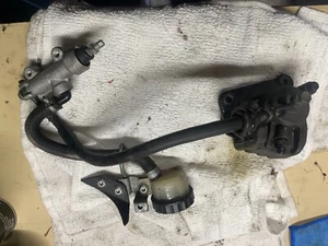 2006-2007 Kawasaki Ninja ZX-10R Rear Brake Caliper Pads Master Cylinder Line - Picture 1 of 5