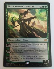 Nissa, Voice of Zendikar FOIL - Duel Deck: Nissa vs Ob (Magic/Mtg) Near Mint