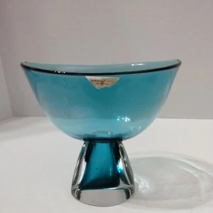 Vtg Gulla Scruf Art Glass Murano Style Made In Sweden - Picture 1 of 9