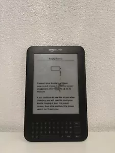FAULTY Amazon Kindle D00901 3rd Gen - ‘Empty Battery’ Spares or Repair Only - Picture 1 of 4