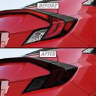 FOR 2016-2020 Honda Civic Coupe Tail Light & Reflector SMOKE Precut Vinyl Tint