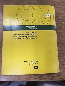 GENUINO JOHN DEERE RM 4 6 8 12 FILAS SERIE FILA CULTIVADORES MANUAL DE OPERADOR - Imagen 1 de 2
