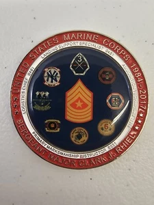United States Marine Corp USMC 2" Challenge Coin Secaucus Police - Picture 1 of 6