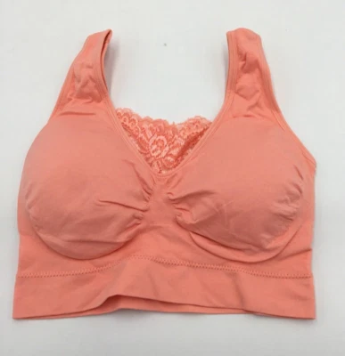 Sujetador pulóver Rhonda Shear para mujer, coral, pequeño Foto 1 de 2