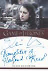 Game of Thrones Iron Anniversary INSCRIPTION Autograph Ellie Kendrick &quot;Daughte..