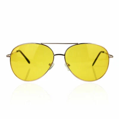 Fear and Loathing in Las Vegas Yellow Amber Tinted Lens Sunglasses Glasses Adult