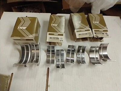 196 AMC CLASSIC 6 MAIN BEARINGS .010 UNDER 1963 THRU 1965 MS2635 - Image 1 of 2