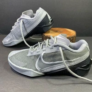 Nike React Metcon Turbo Sneakers Grey Black Shoe Size Womens 5 or Mens 3.5 - Picture 1 of 10